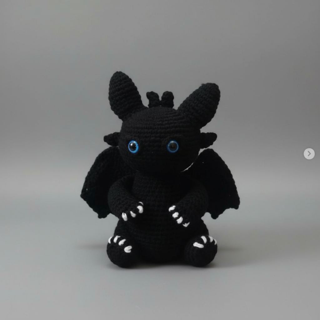 Toothless Crochet Plush